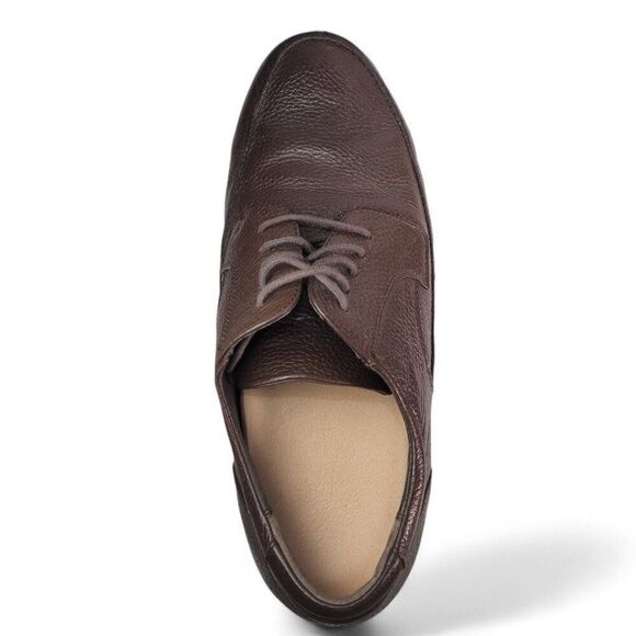 Apex Lexington Moc Toe Dress Oxfords Brown Leather LT910M Men\'s 12 XW‎ main image 9